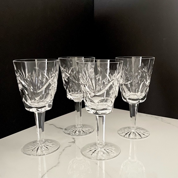 SET of 4 Ashling Goblets by Waterford Crystal - Picture 1 of 7